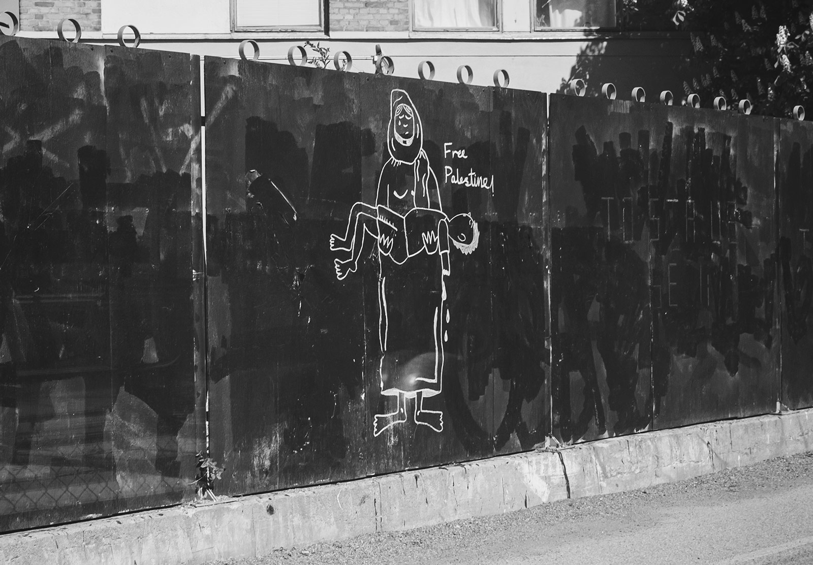 Free Palestine drawing