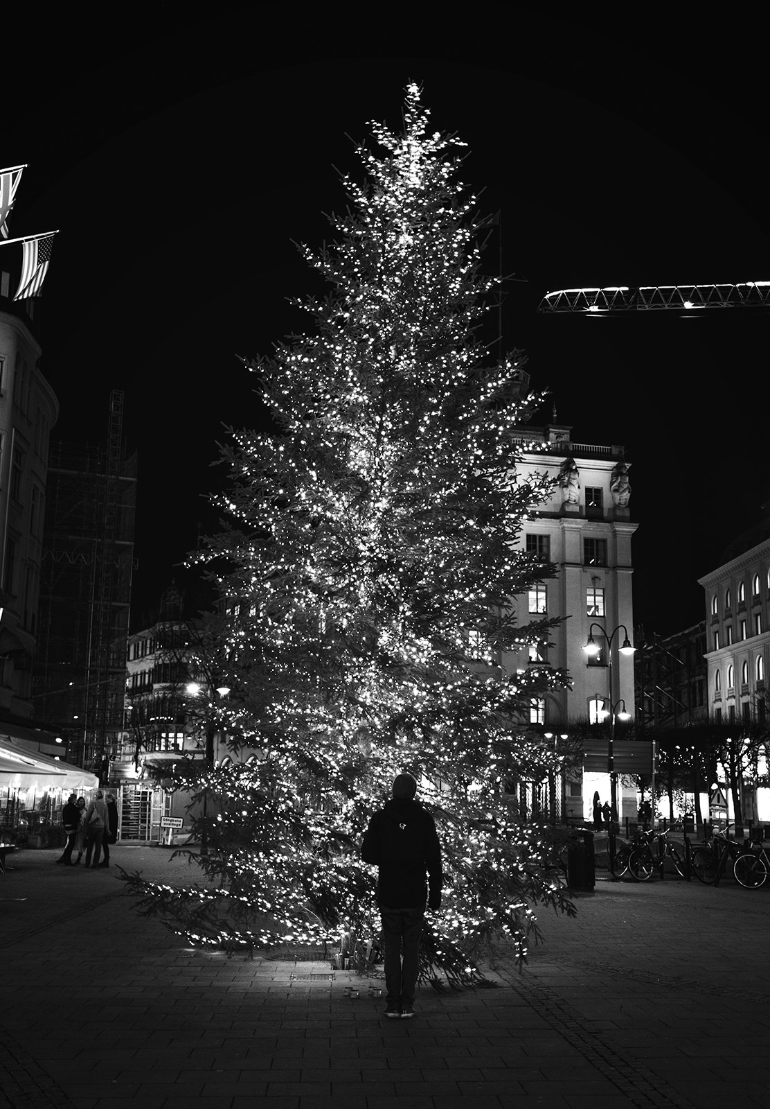 Tall Christmas tree