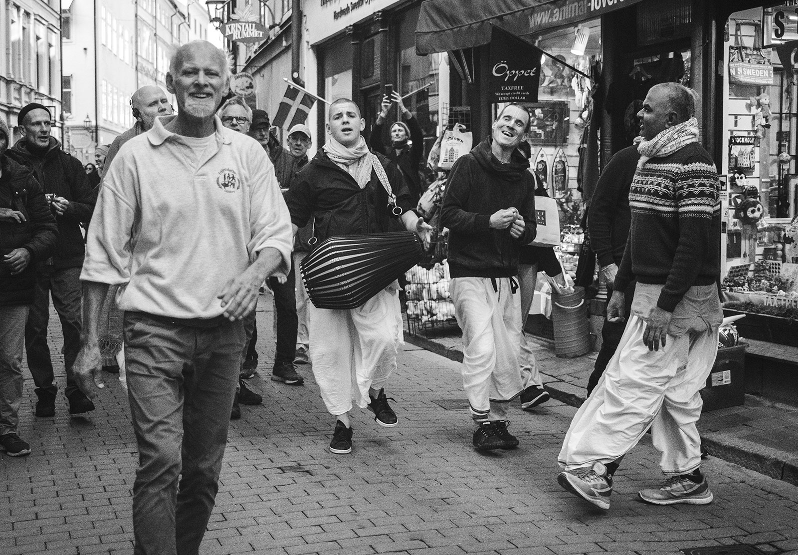 Group of men singing