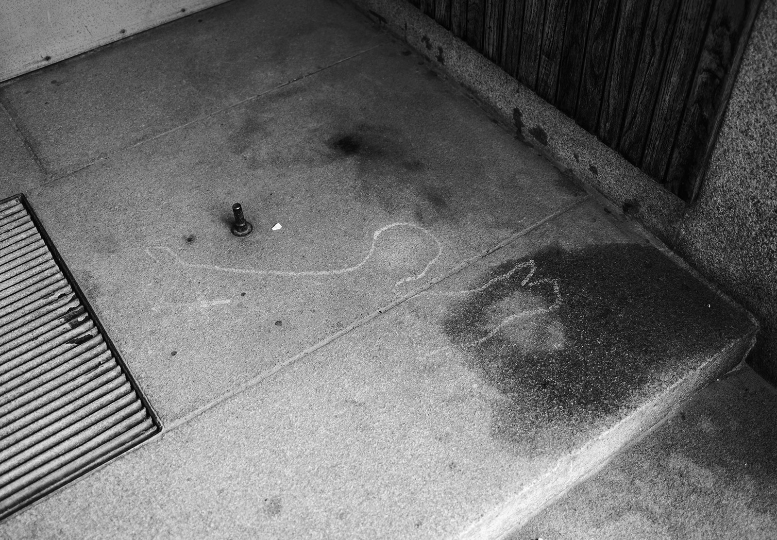 Figure drawn on the ground