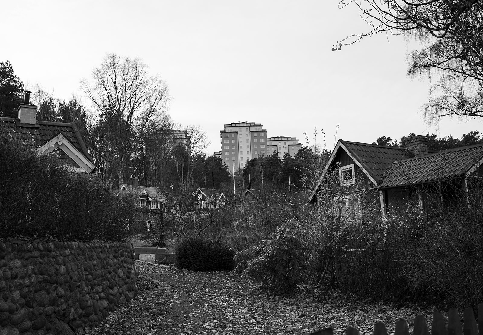 Old and new buildings