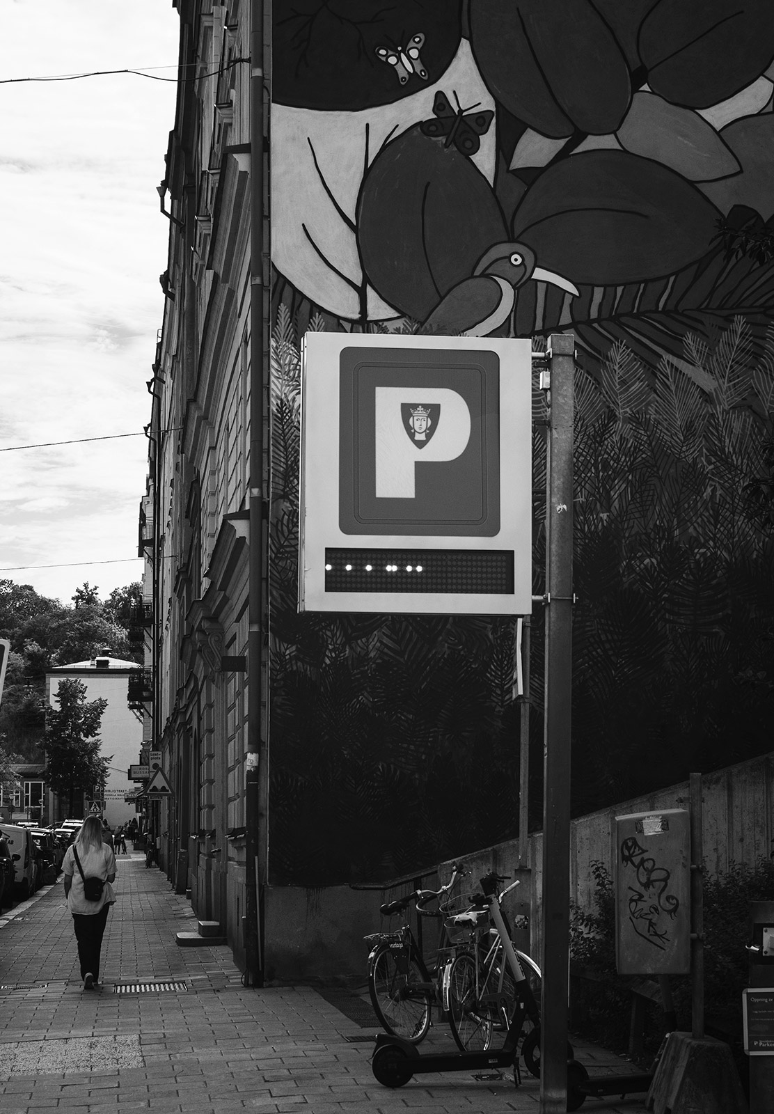 Parking sign