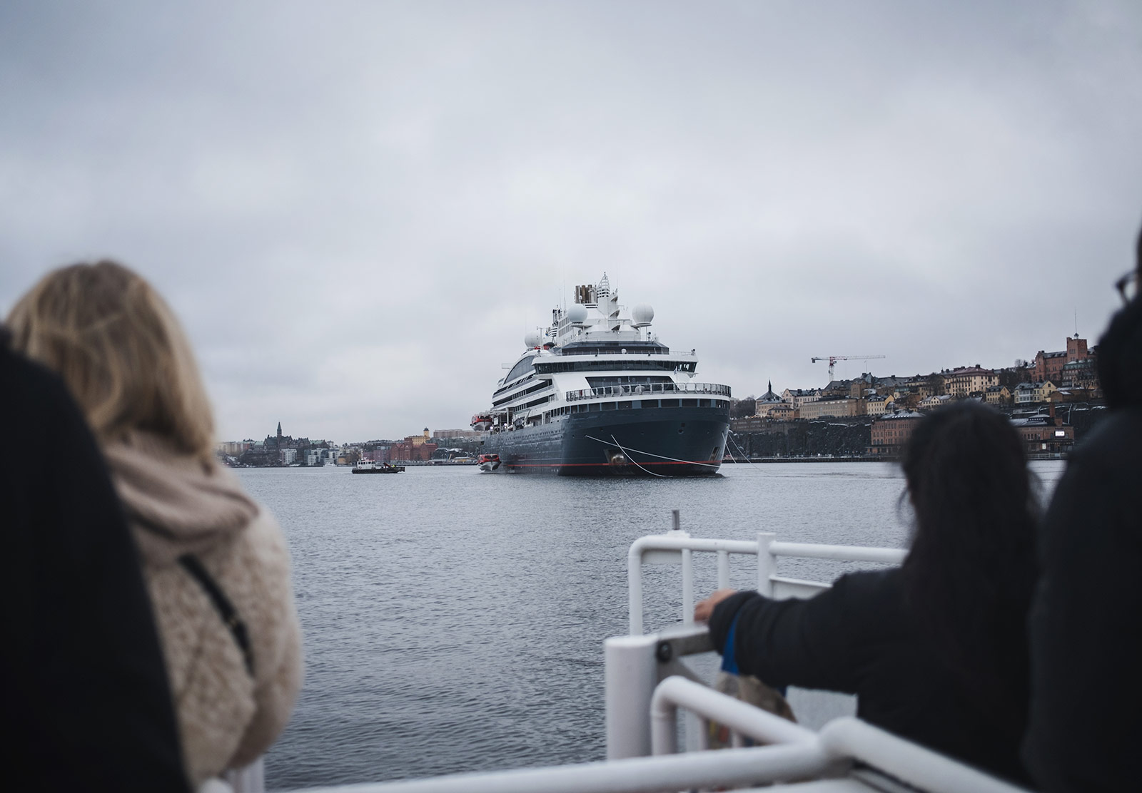 Large ship on the water