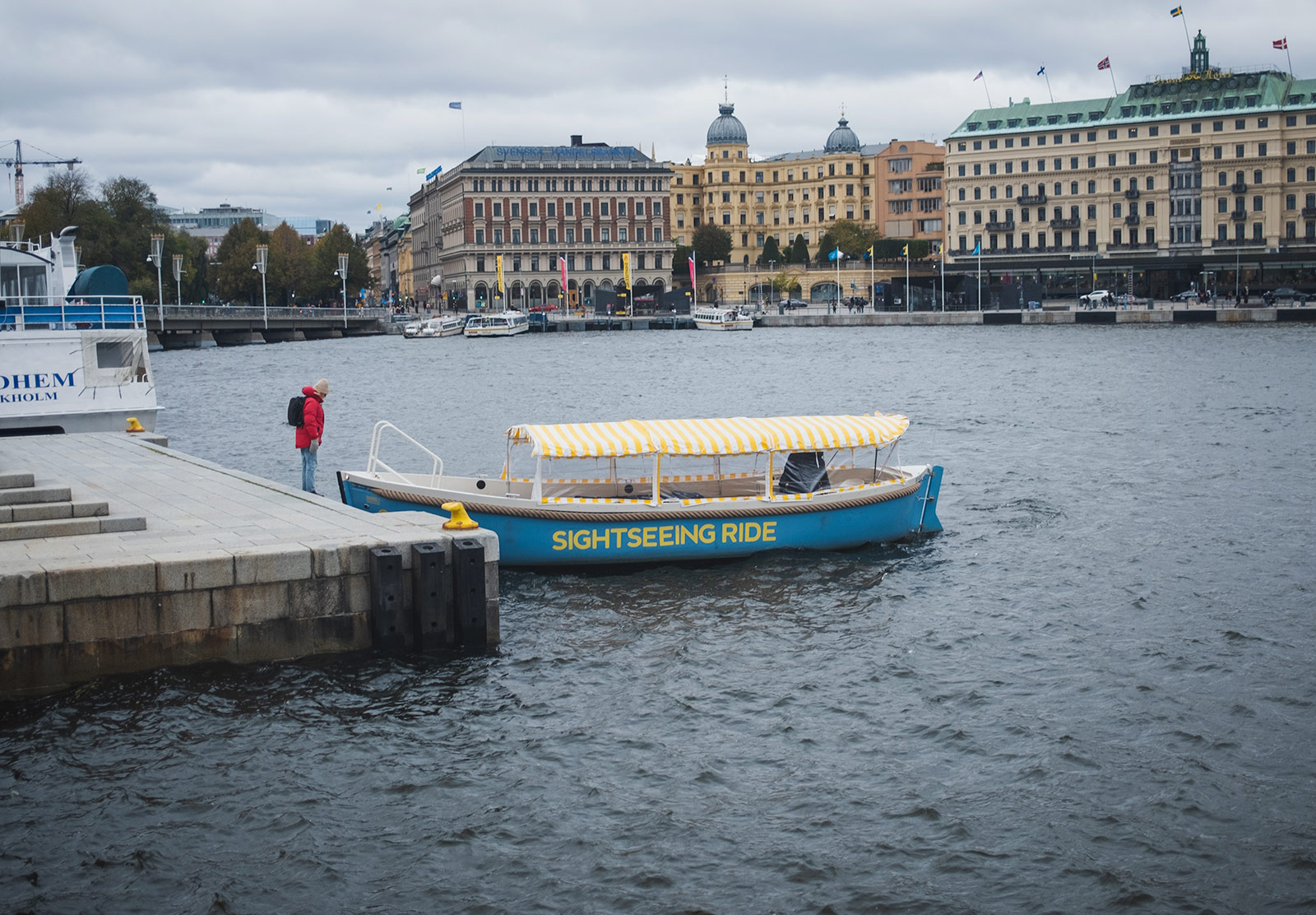 Small sightseeing boat