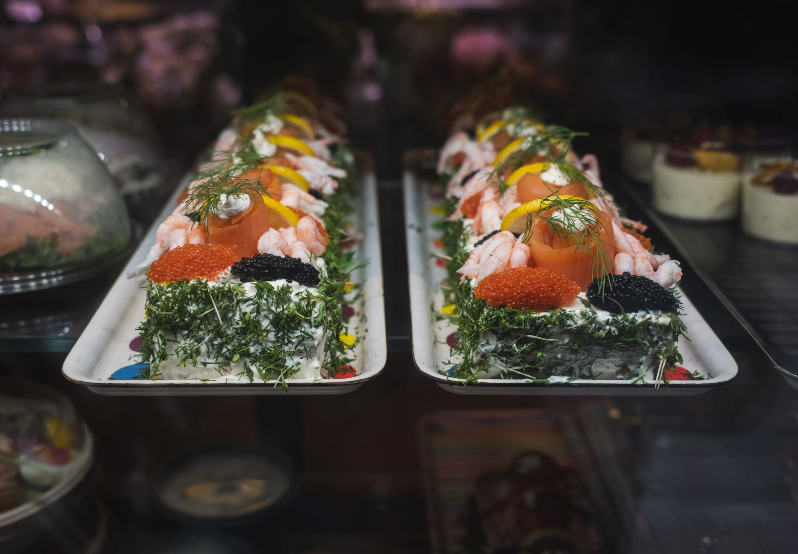 Fish on platter