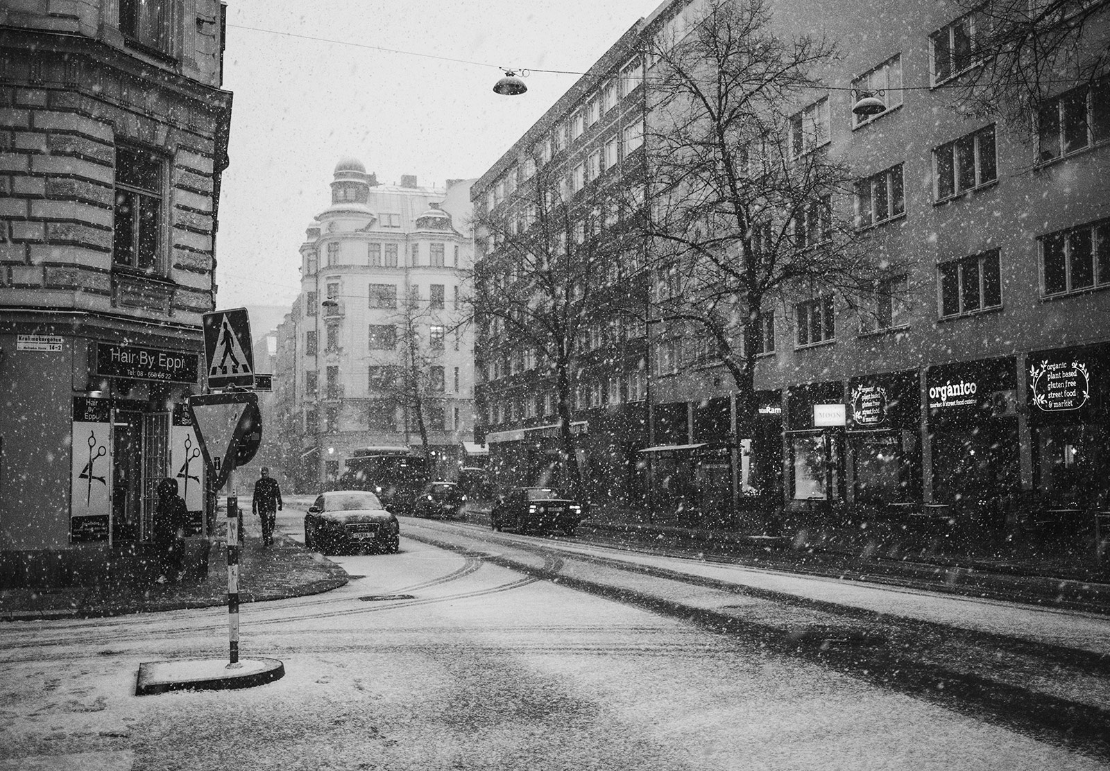 Snow on the road
