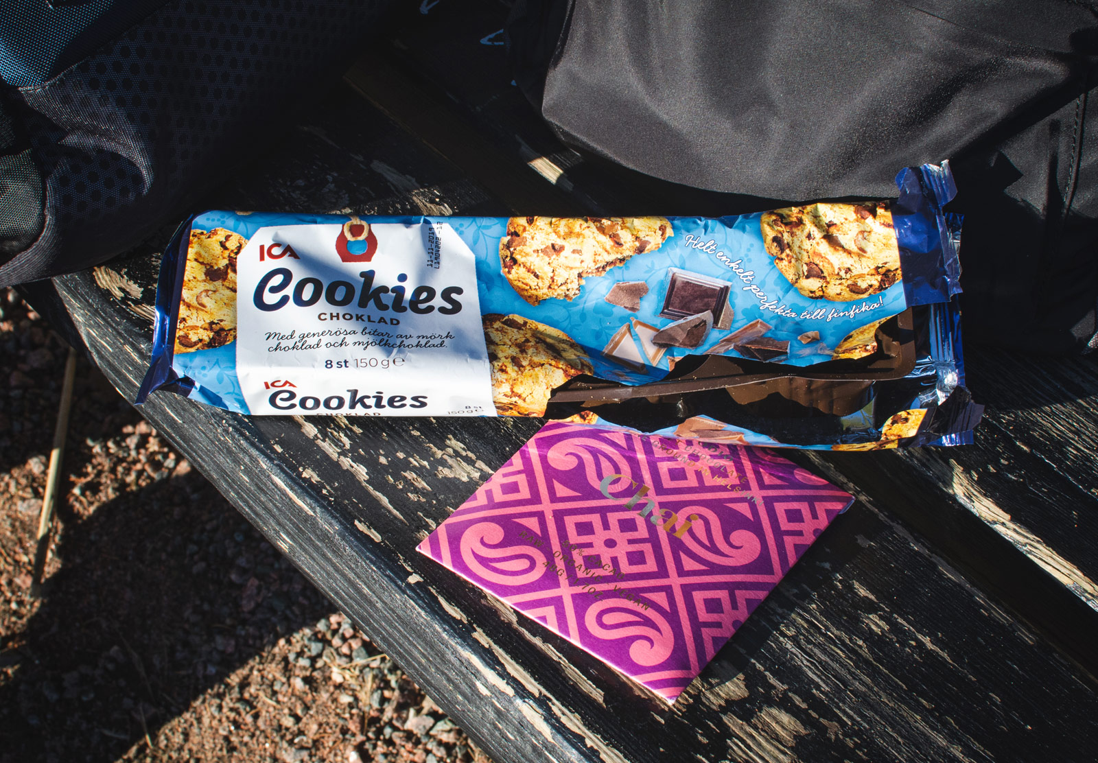 Packet of cookies