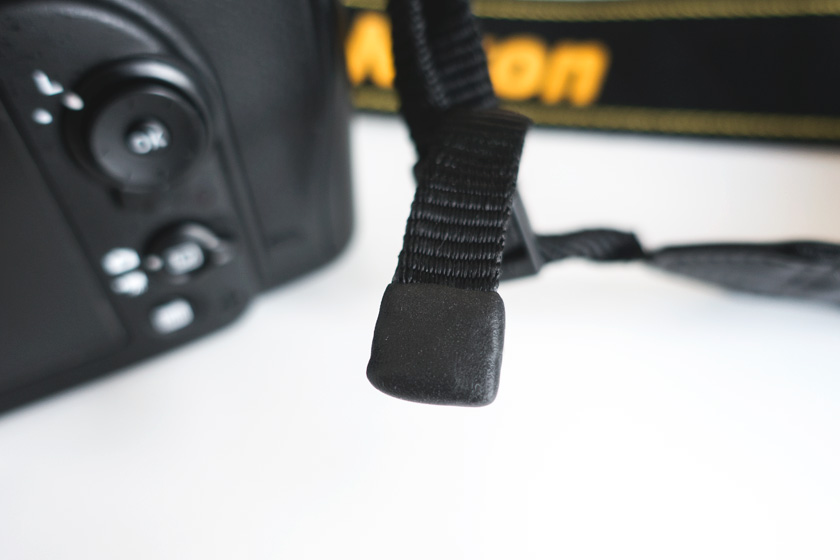 Sugru on camera strap
