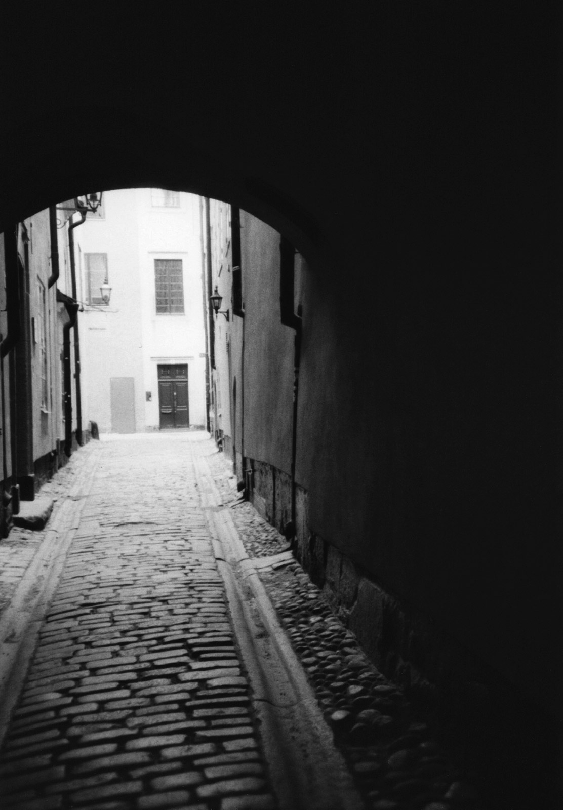 View through archway