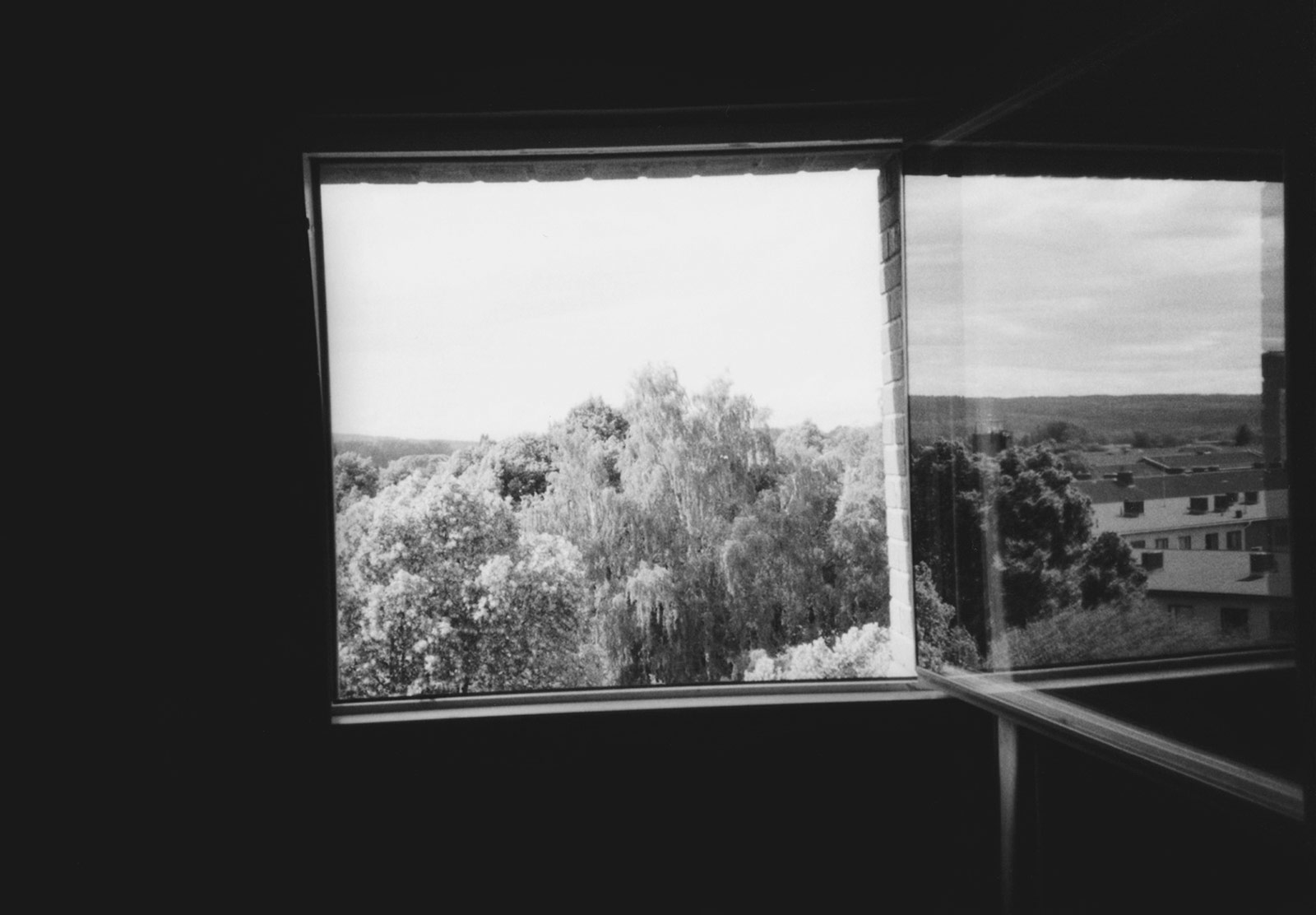 View out of window