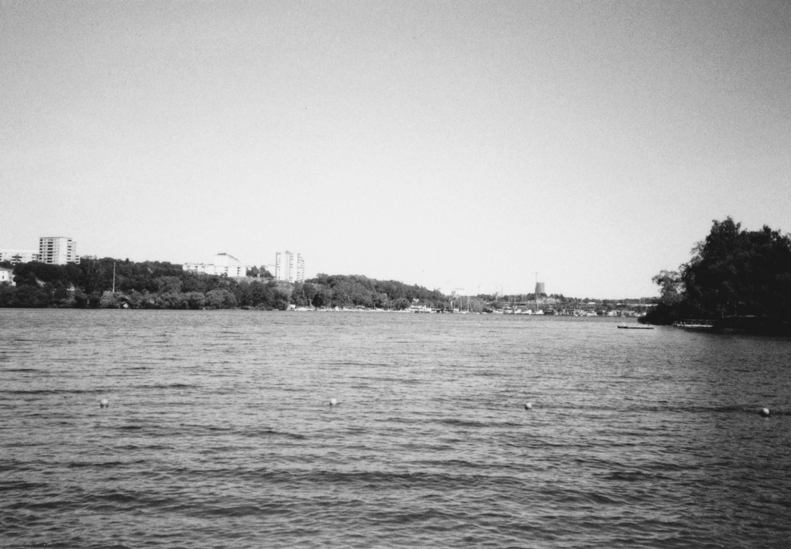 View over water