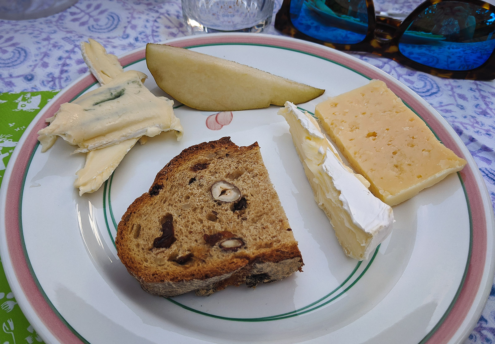 Plate of cheese