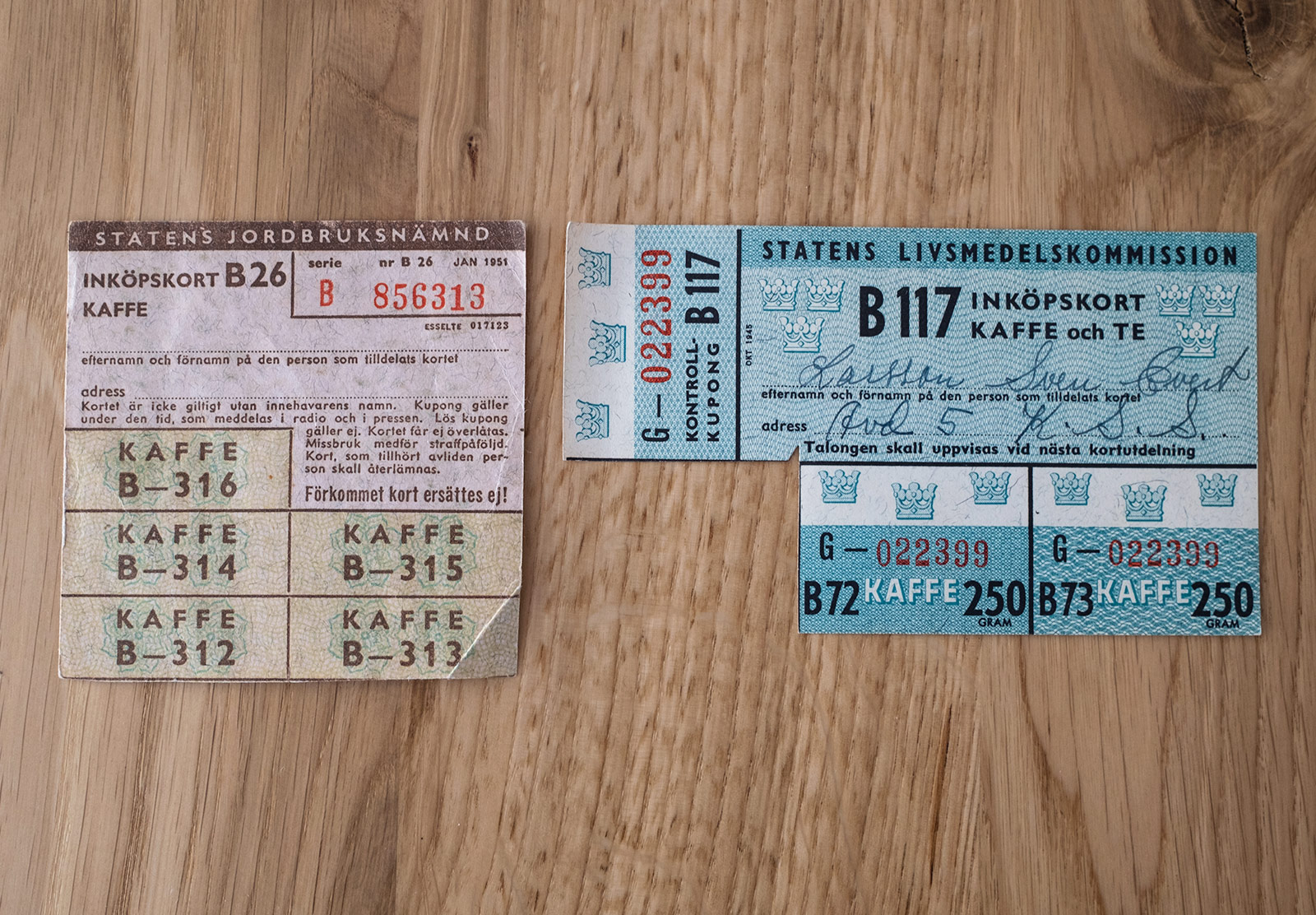 Coffee coupons
