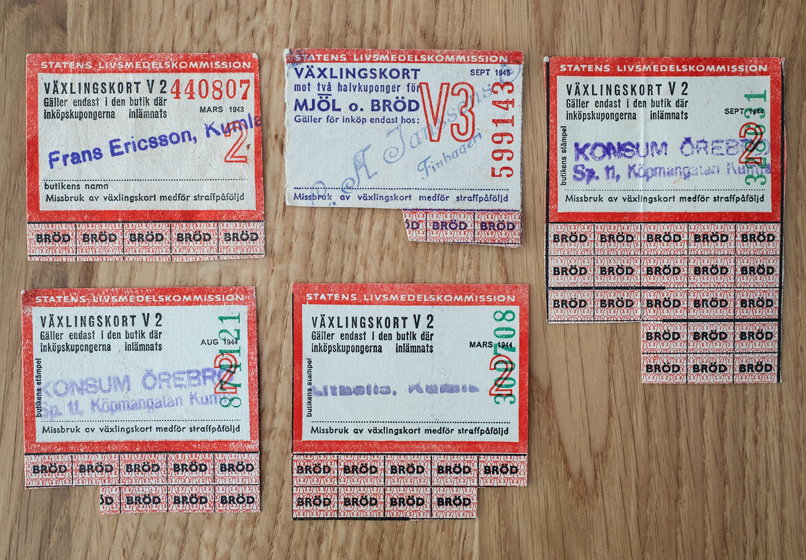 Bread coupons