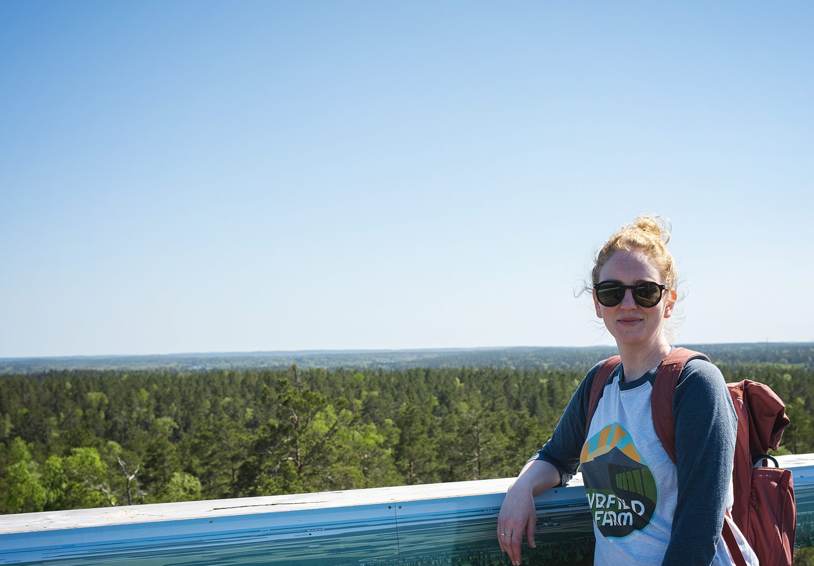 Me at the top of a tower