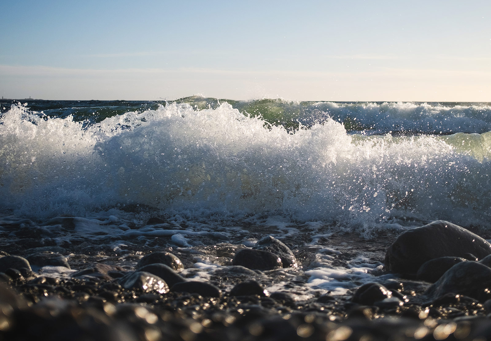 Foam on wave