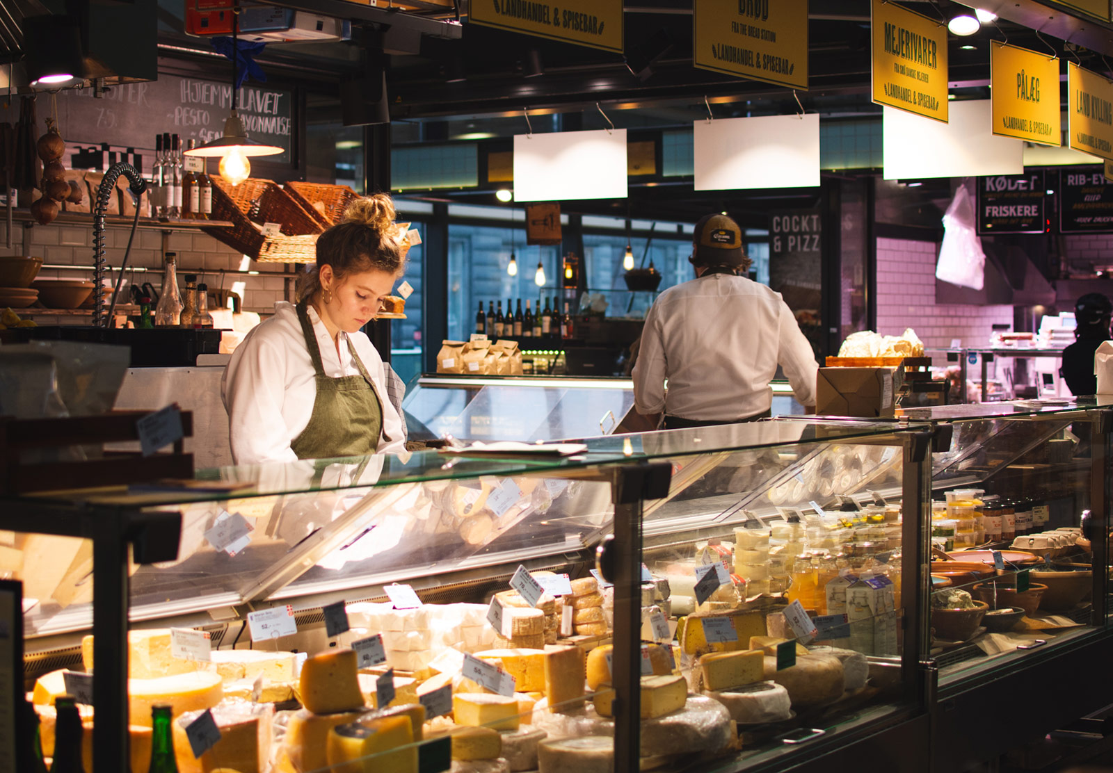 Cheese counter