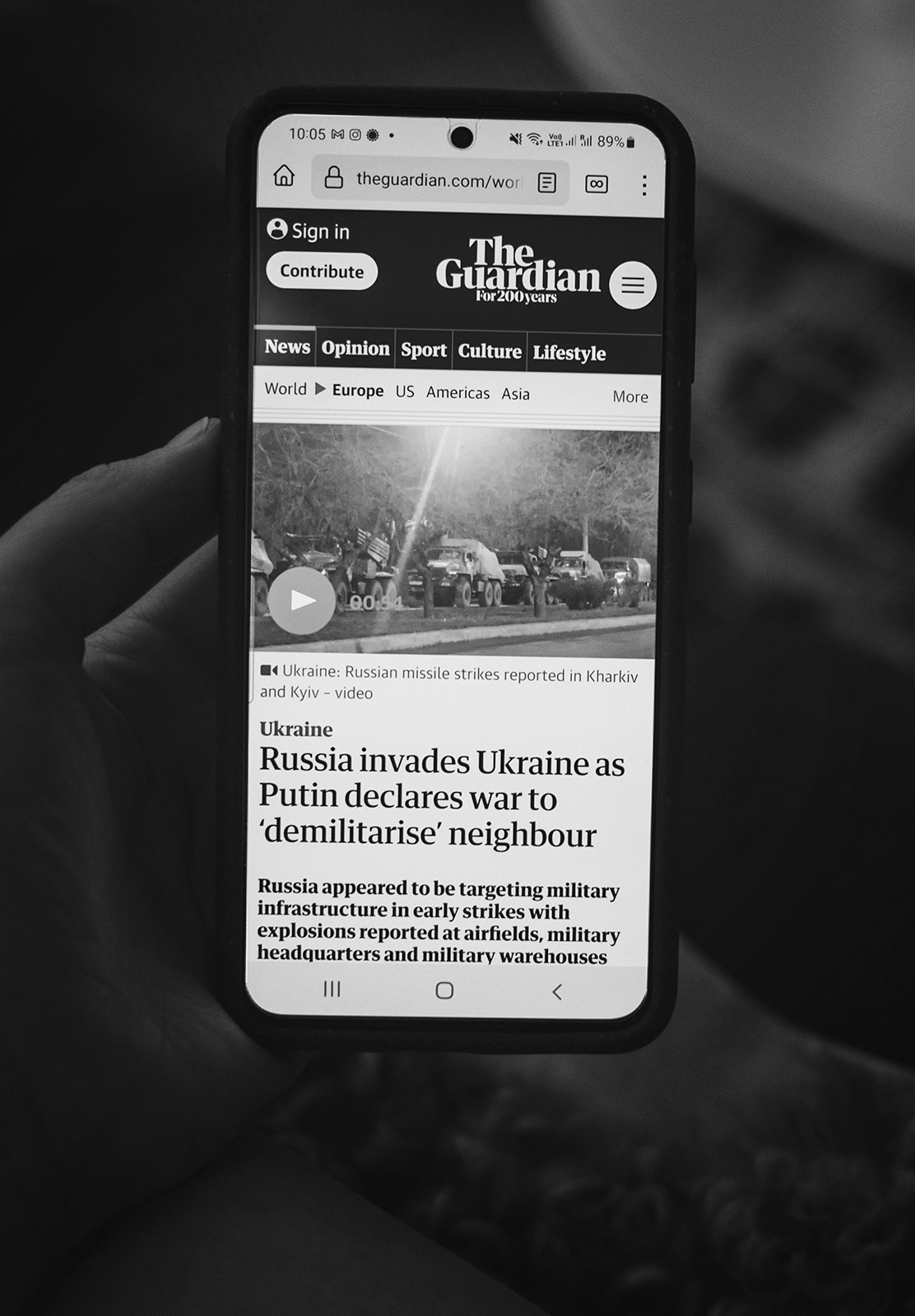 News on phone