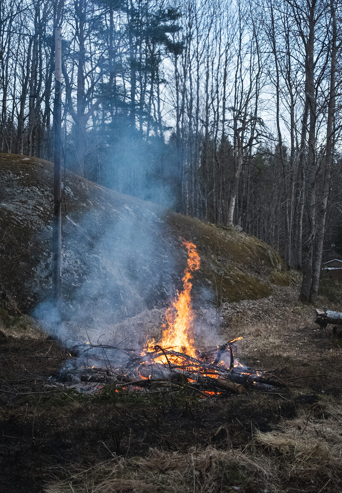 Smokey bonfire