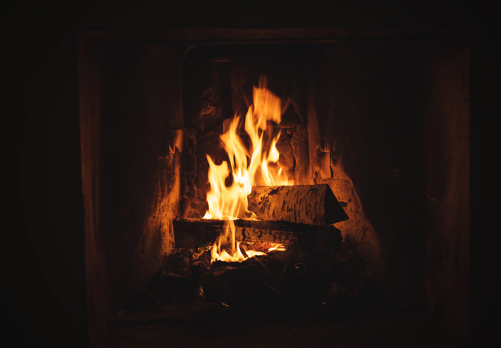 Old fireplace