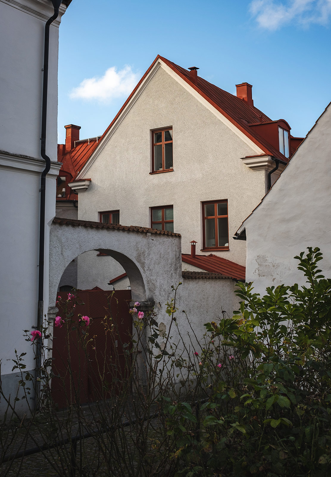 White building