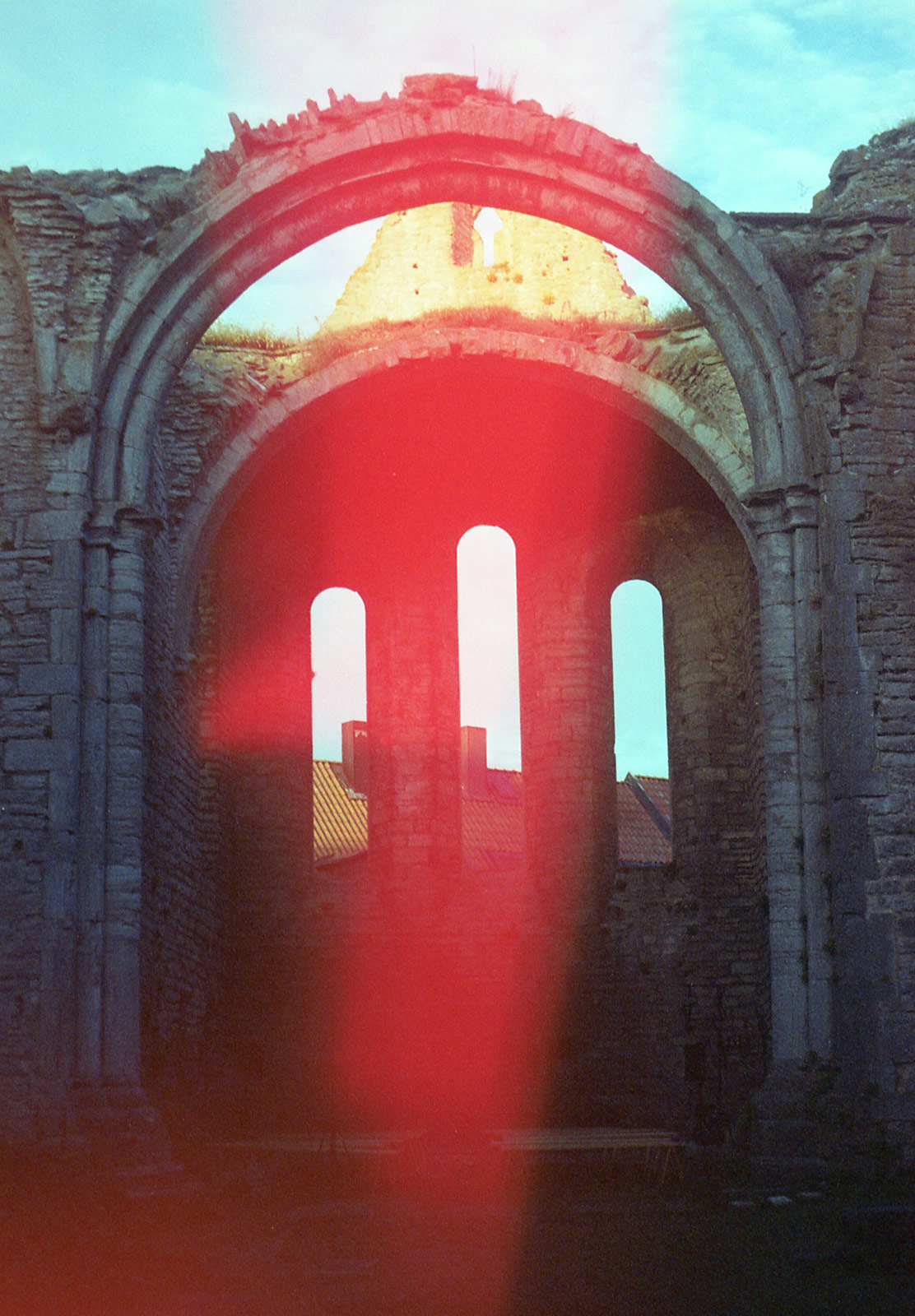 Stones arches in ruins