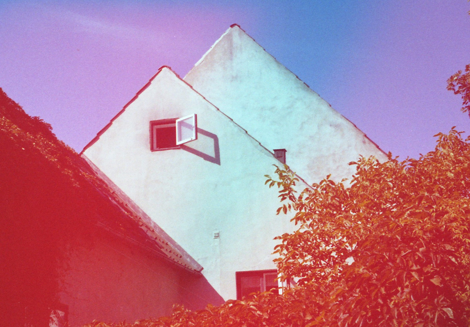 Old pointed rooftops