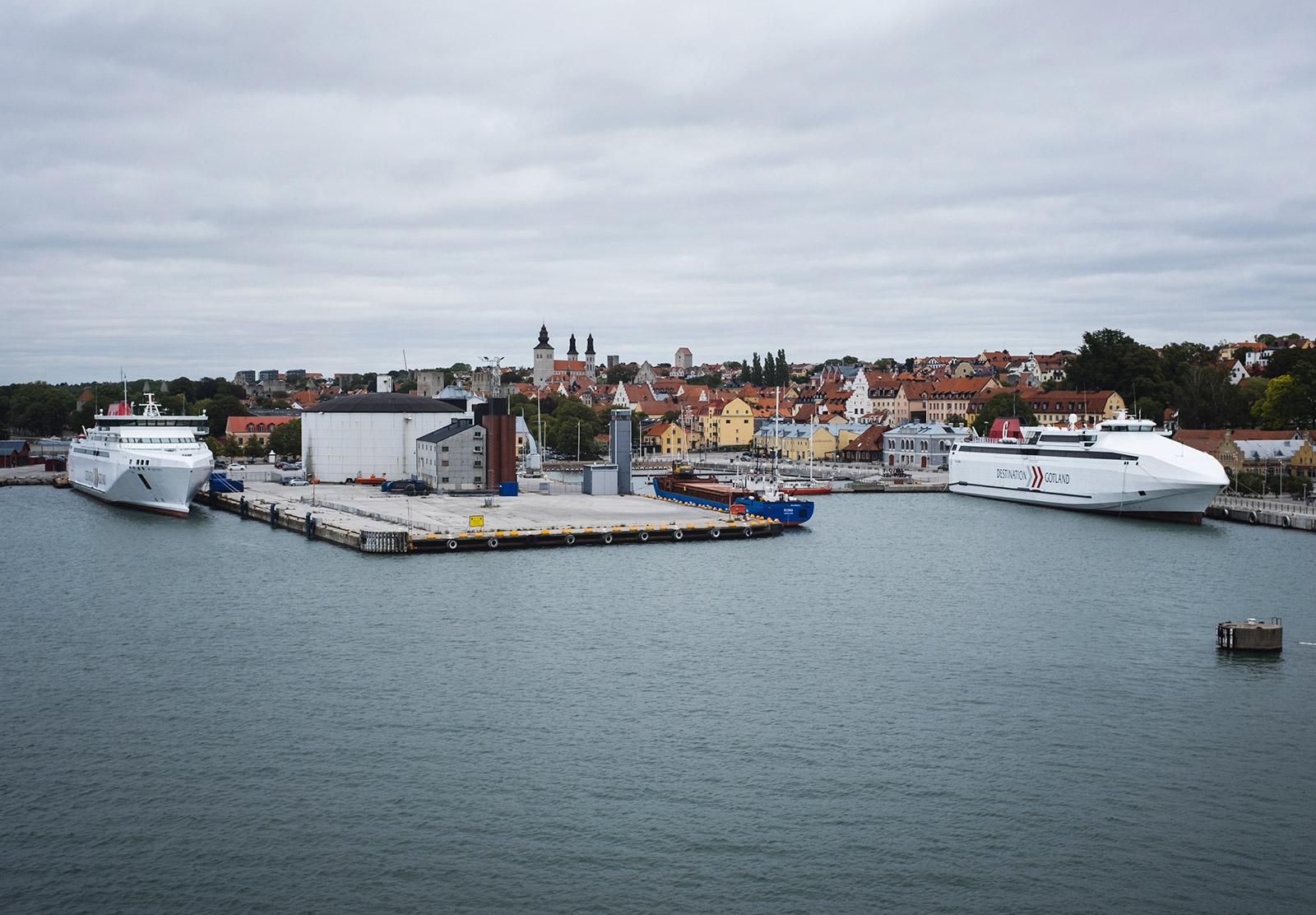 Ships in harbour