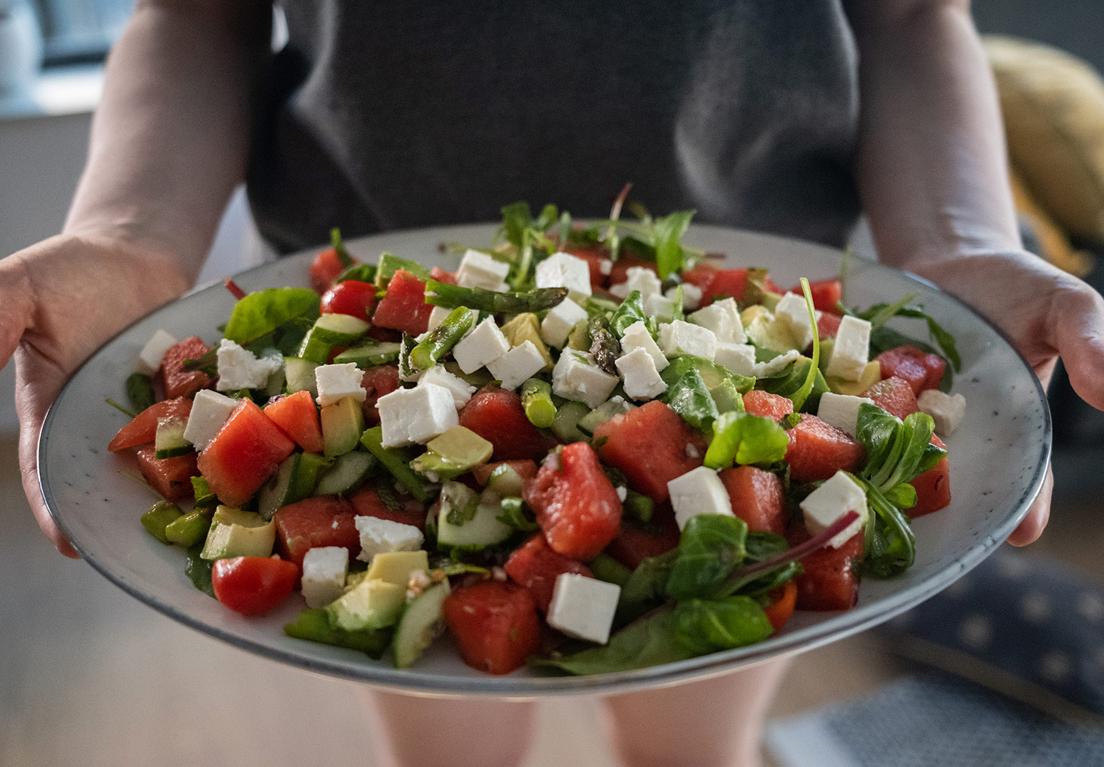 Plate of salad