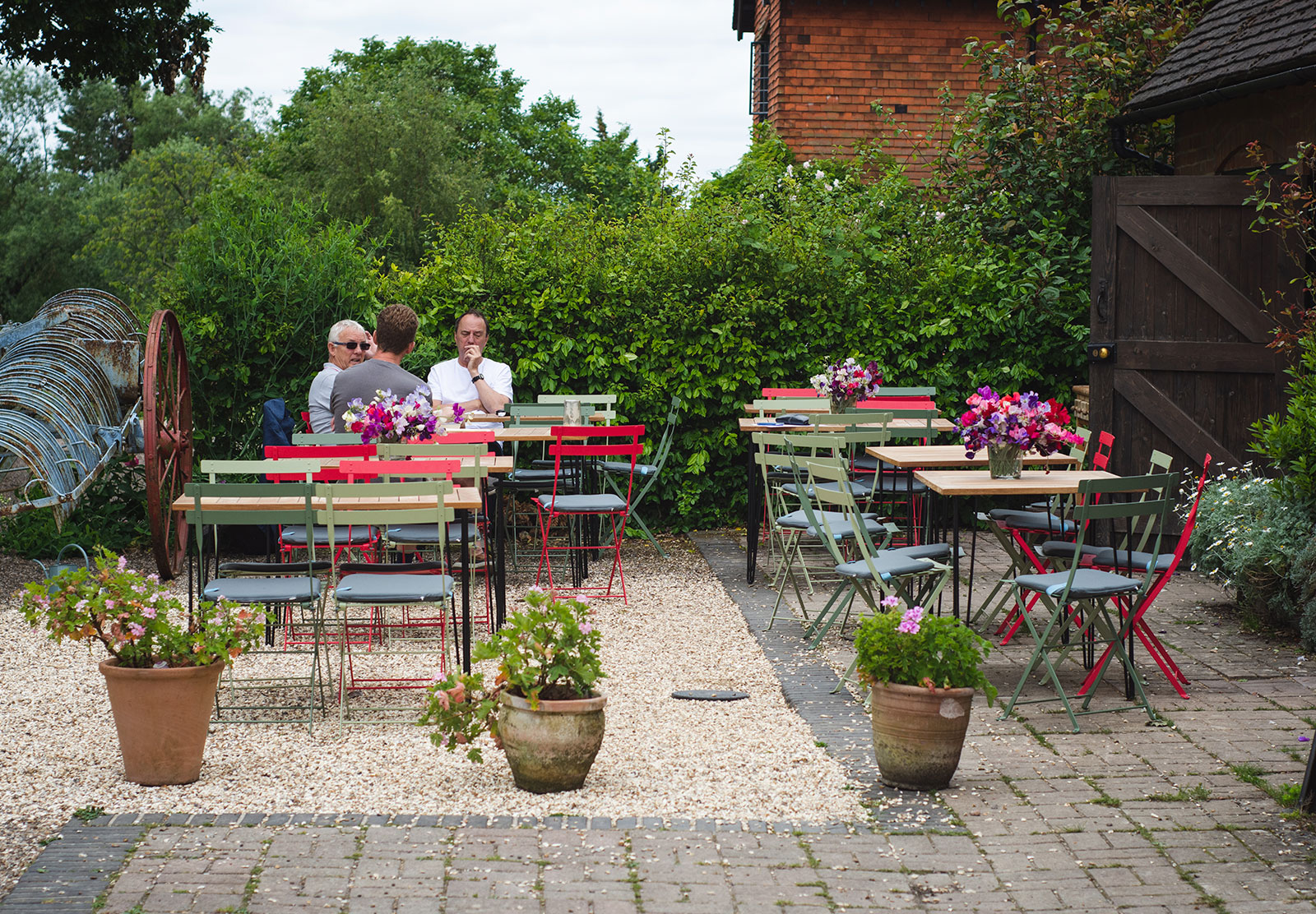 Outdoor cafe