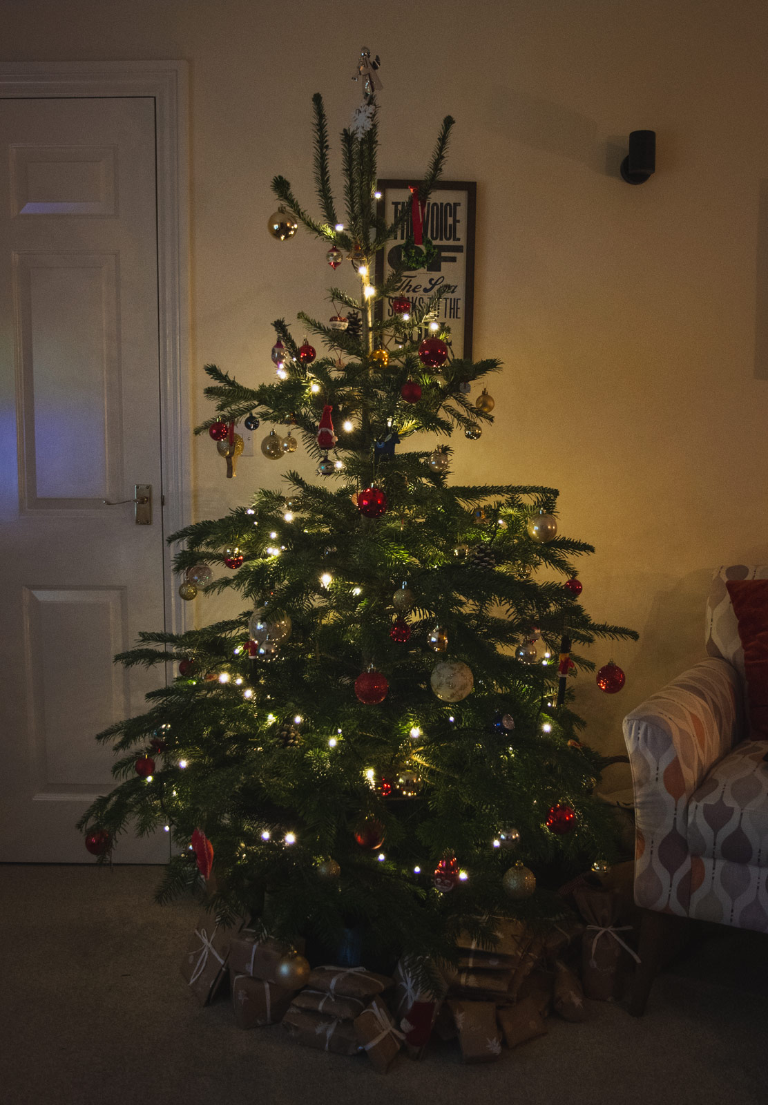 Glowing Christmas tree