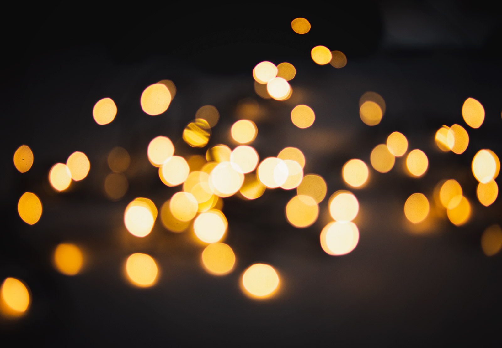 Blurre yellow lights
