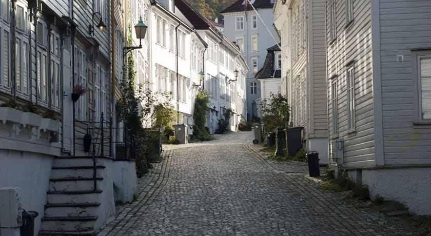 Wooden houses in Bergen