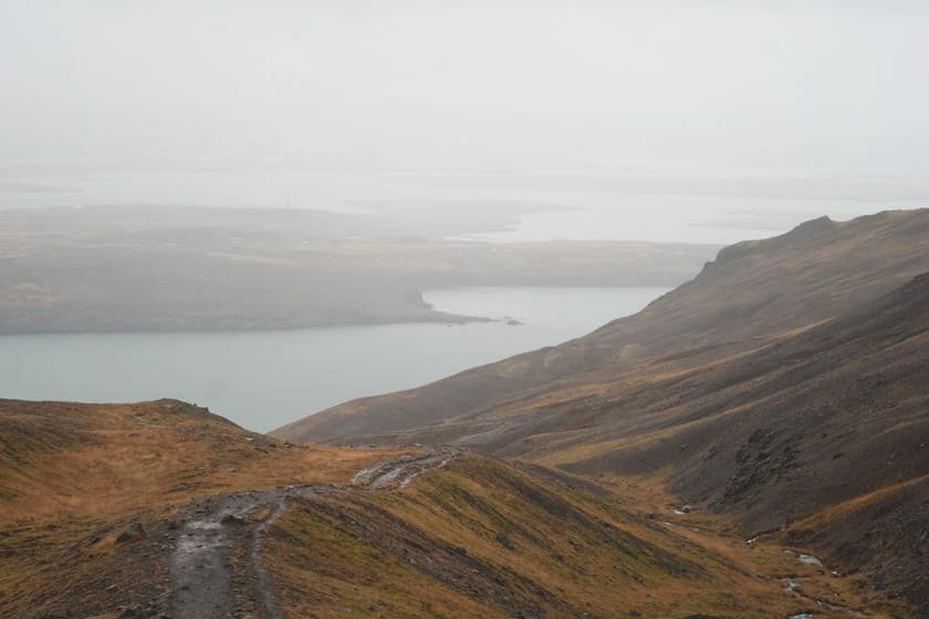View towards Reykjavík