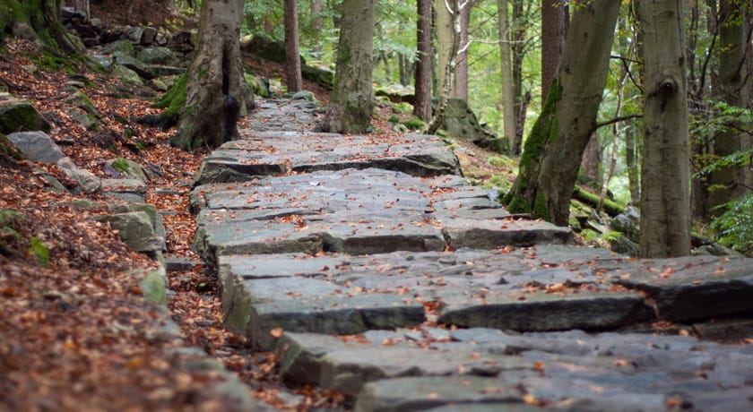Stones mountain steps