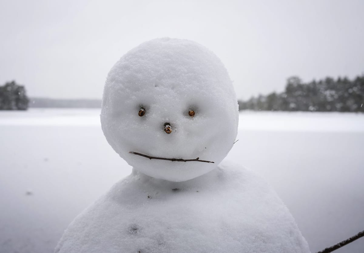 Snowman face