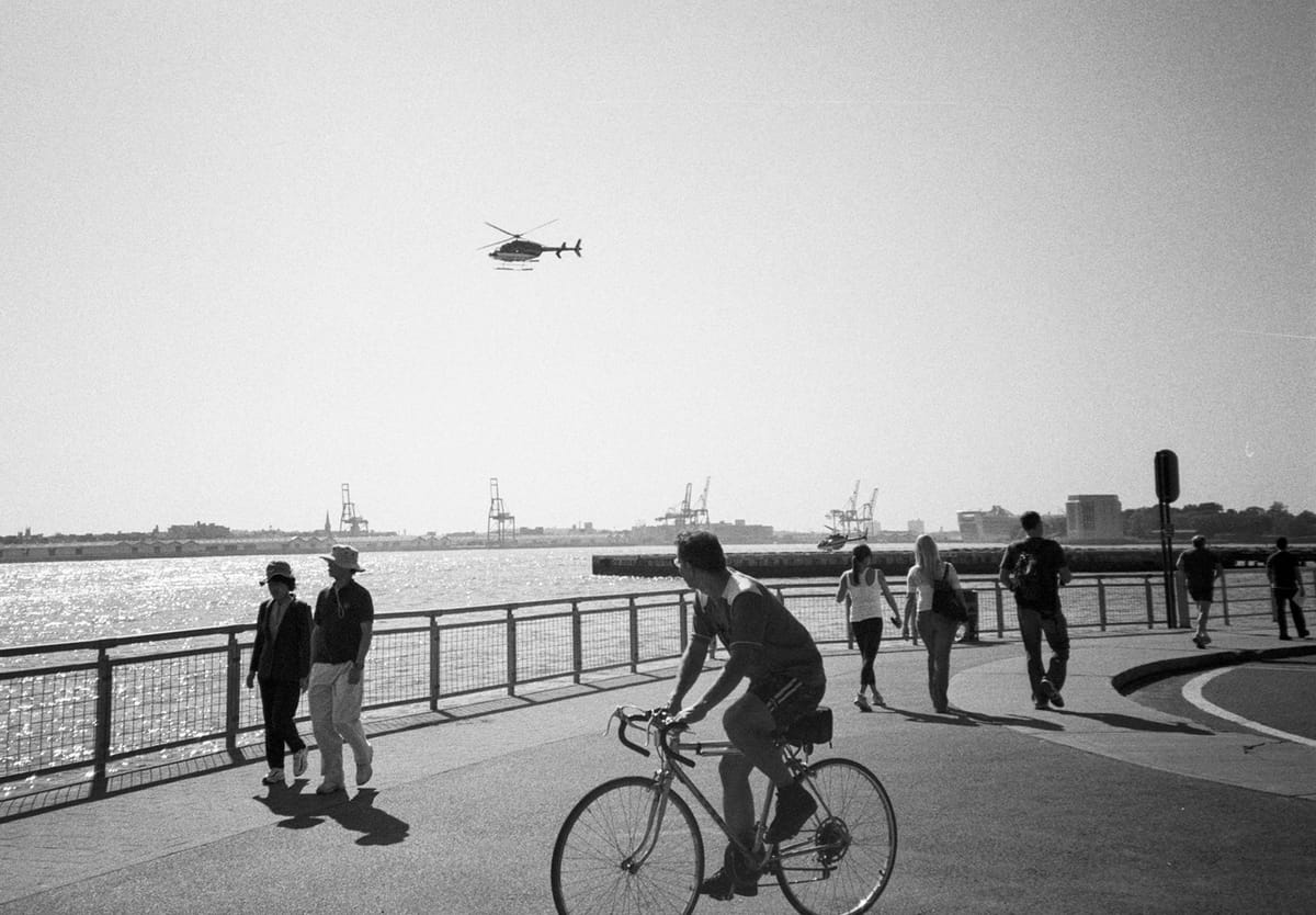 Man on bike