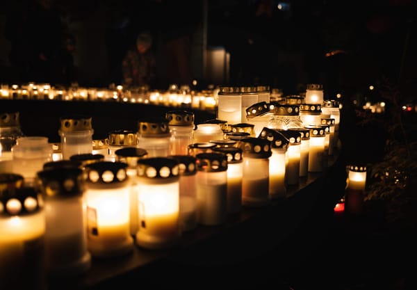 Collection of lit candles