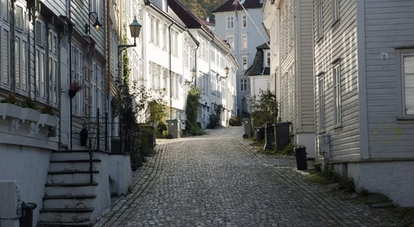 Wooden houses in Bergen