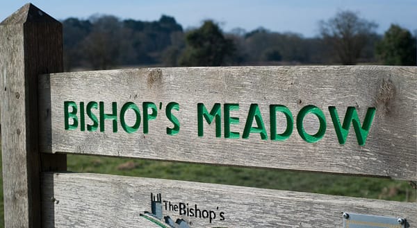 Bishop's Meadow Trust sign