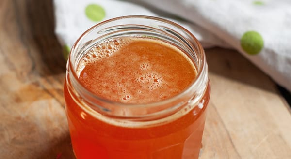 Rosehip syrup in jar