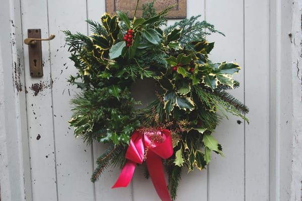 Rustic green wreath