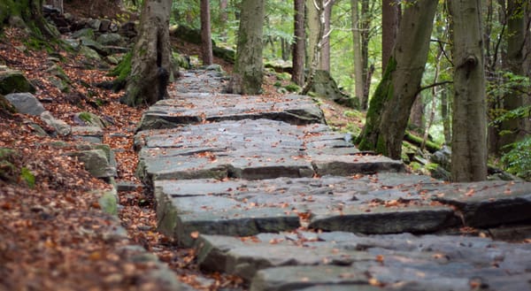 Stones mountain steps
