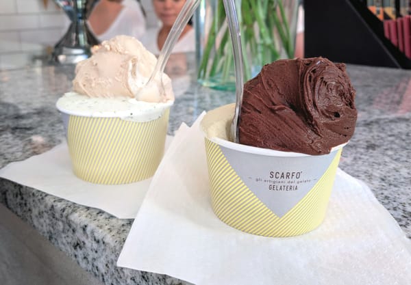 Gelato in cups