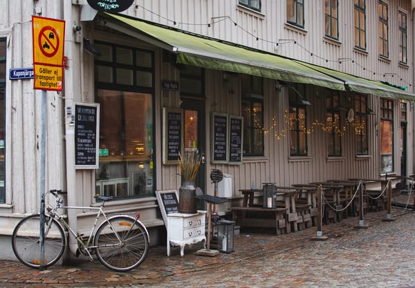 Cobbled street