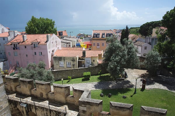 View over buildings