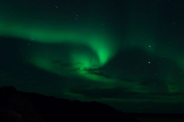 Swirling Aurora Borealis