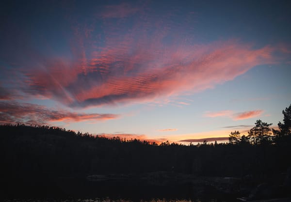 Colourful clouds